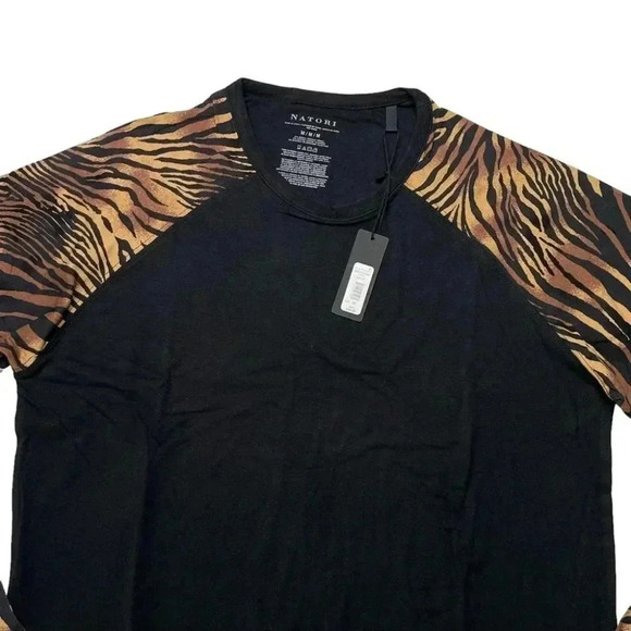 Natori Kaede Jersey Modal Blend Regular Fit Long Sleeve Mens T-Shirt Size Medium - Picture 7 of 13